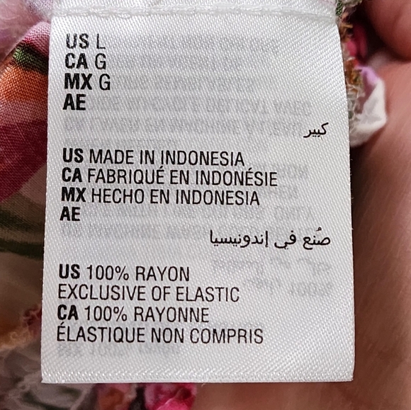 INC International Concepts White Floral Sleeveless Blouse - Picture 9 of 9